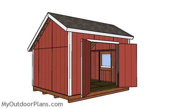 Free 10x12 saltbox shed plans