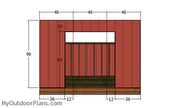 Front wall panels