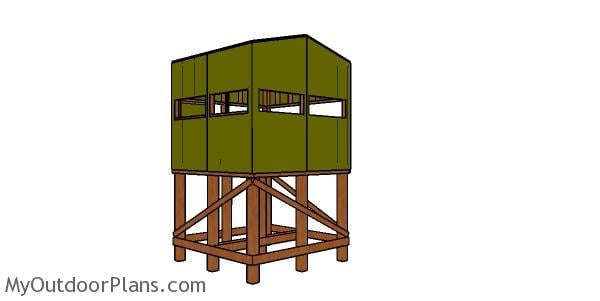 8x8 Shooting Stand Plans