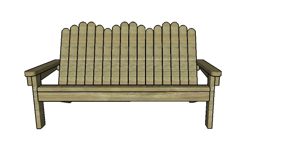 2x4 adirondack bench plans