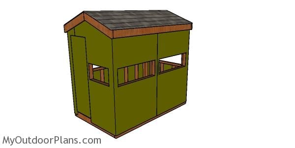 5x8 Hunting Blind Plans