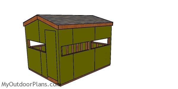 8x10 Deer Stand Plans