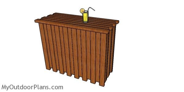 How to build an outdoor bar