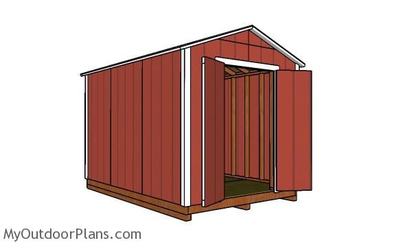 How to build a 8x12 cheap shed
