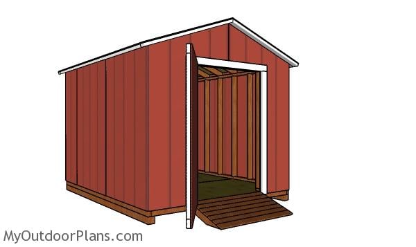 How to build a simple 8x10 gable shed