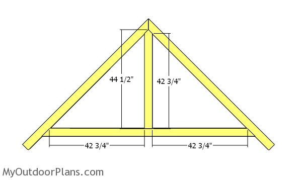 Middle truss support