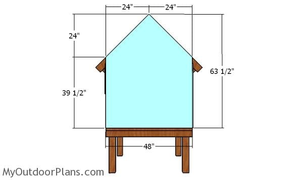 Back wall panels - 4x4 chicken coop