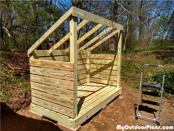 Building-a-firewood-shed