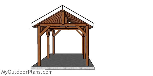 How to build a 10x16 pavilion