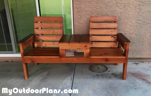 Building-a-double-chair-bench-with-table
