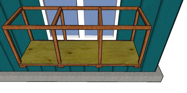 Fitting the floor - window catio