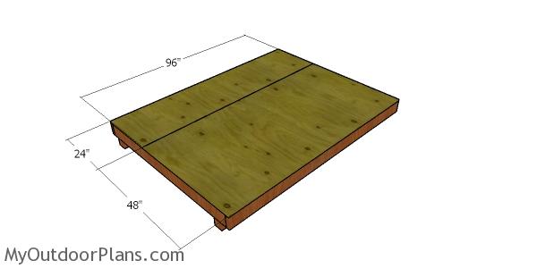 Floor sheets - 6x8 shed