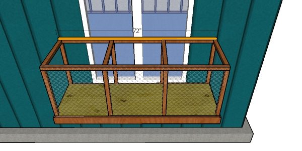 Roof support - window catio