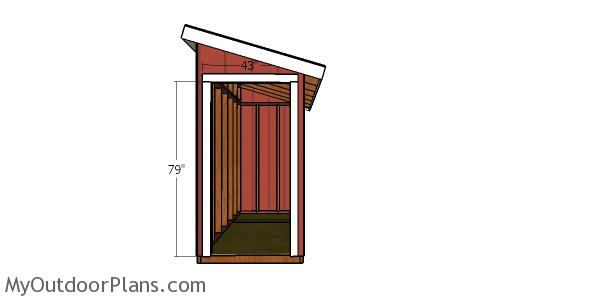 Door jambs - 4x12 shed