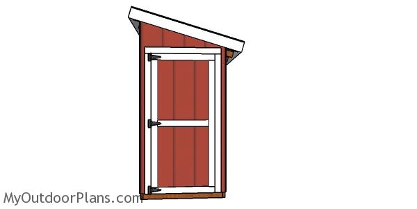 Free 4x12 Lean to Shed Plans