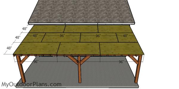 Roof sheets - Attached Carport