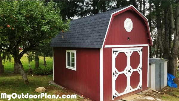How-to-build-a-gambrel-shed---12x16