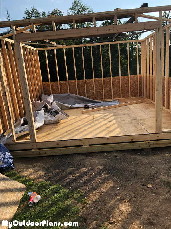 Assembling-the-frame-of-the-shed