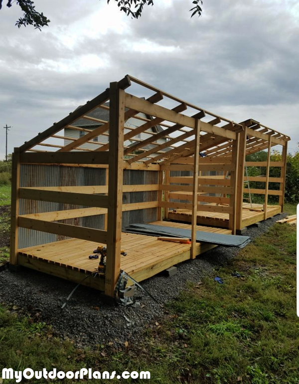 Building-a-firewood-shed