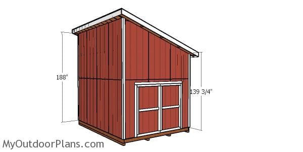 Corner trims for 12x16 shed