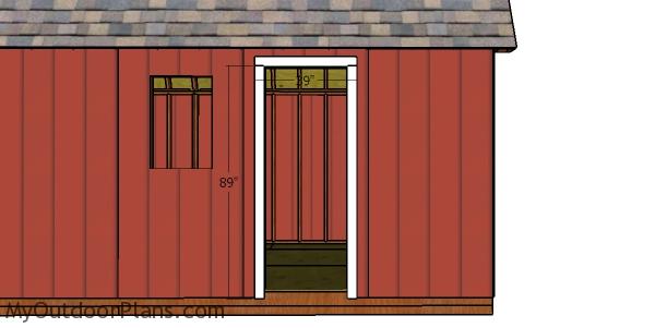 Door Jambs for the side door - diy shed