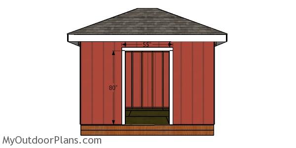 Door jambs - 10x12 shed