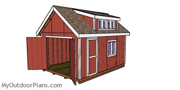 How to build a shed with dormer