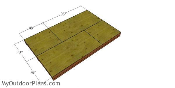 Floor sheets - 8x12 shed