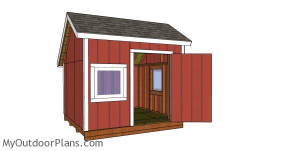 How to build a 10x10 saltbox shed
