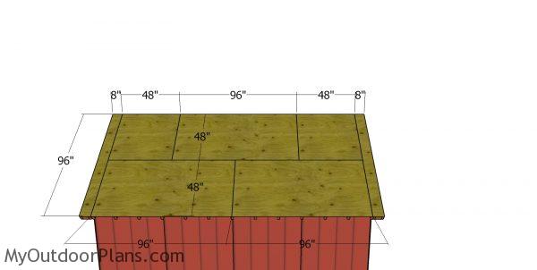 Roof sheets for shed 2