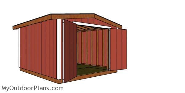 10x12 Shed 8 ft high - Plans