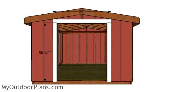Door jambs - 8x10 short shed