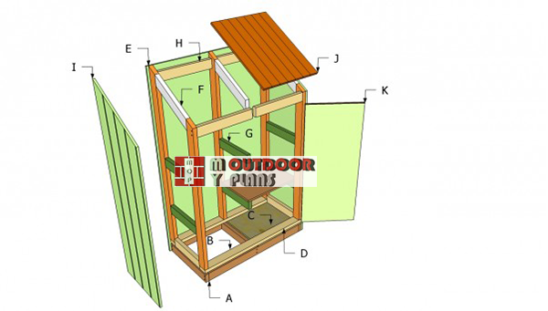 lean to tool shed plans