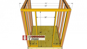 Front-wall-frame---small-shed