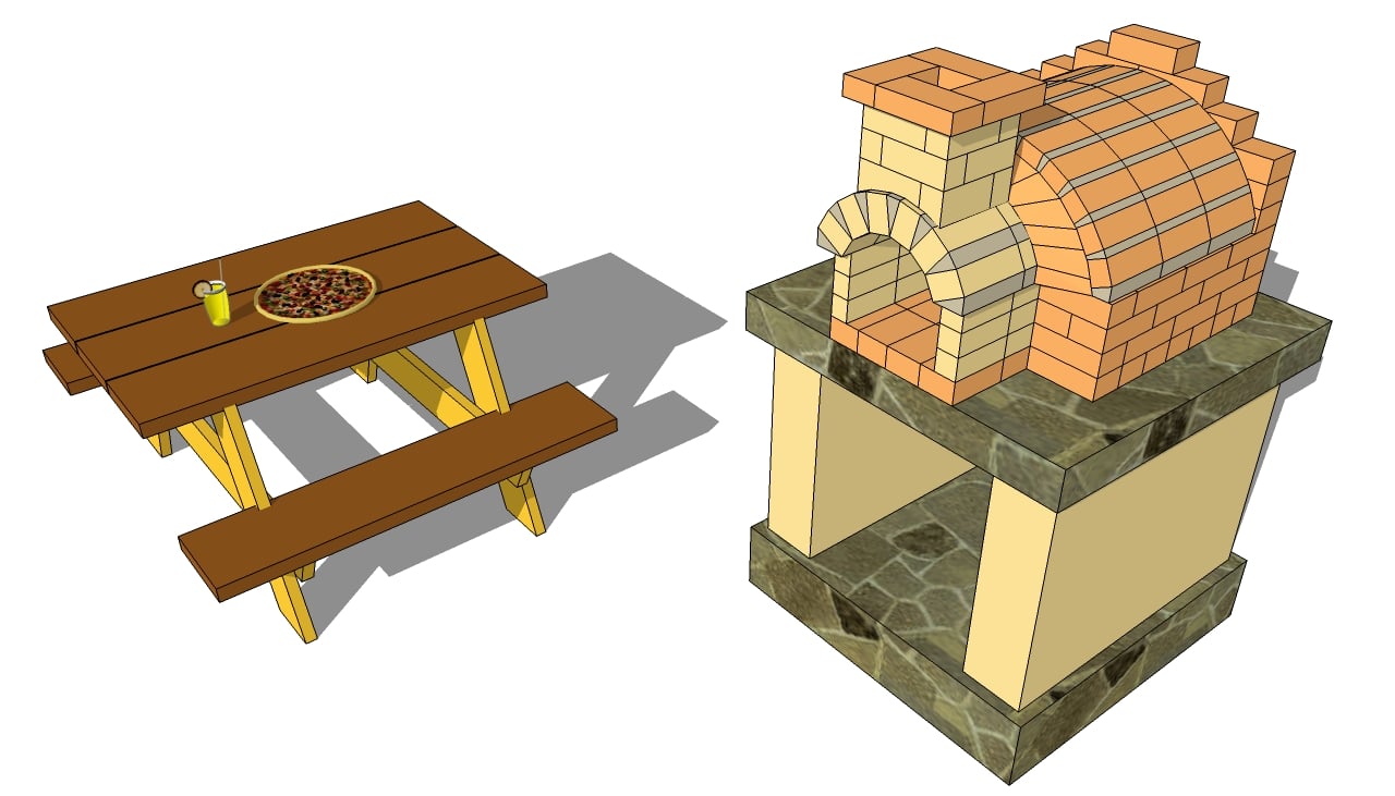 Pompeii kop hek Outdoor Pizza Oven Plans | MyOutdoorPlans