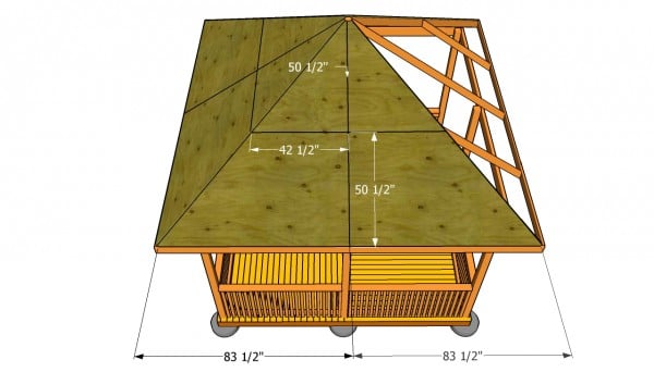 gazebo roof plans myoutdoorplans free woodworking