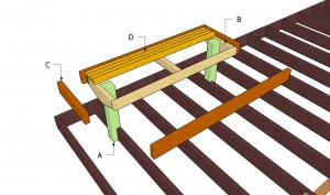 Building a deck bench