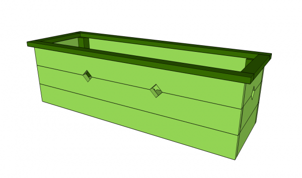 Planos de cajas de flores