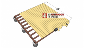 Installing-the-decking-boards