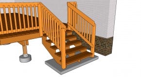 Deck Stair Railing Plans