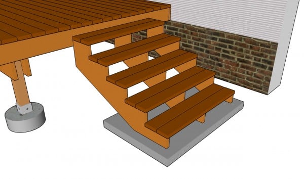 Deck Stairs Plans MyOutdoorPlans Free Woodworking 