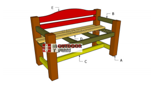 Building-a-bench-with-a-backrest
