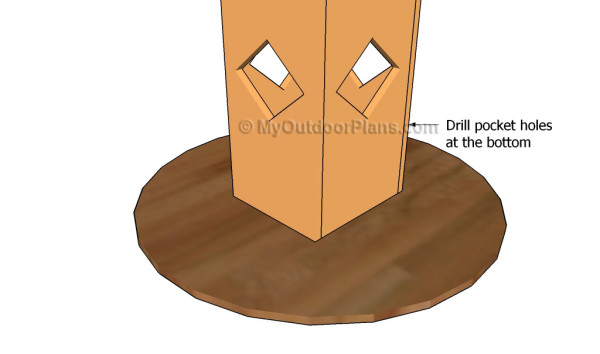 Pedestal Table Plans | MyOutdoorPlans | Free Woodworking 