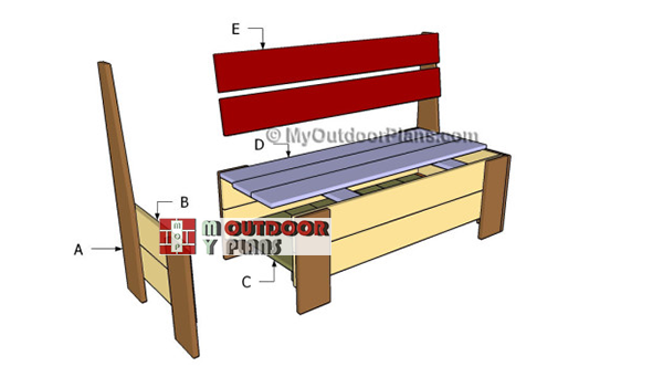 Building-a-bench-with-storage