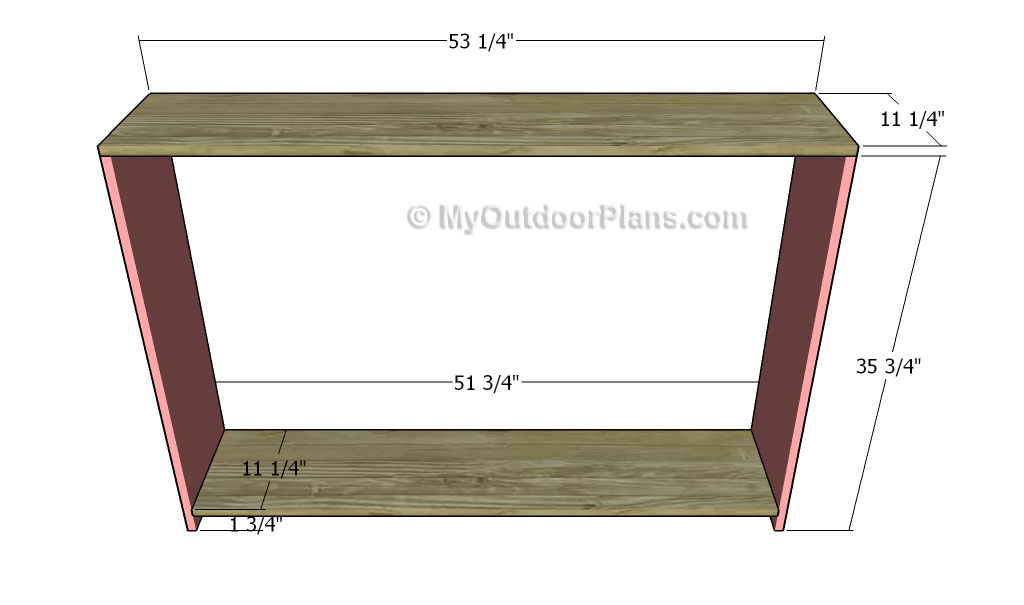 Building The Frame Of The Dresser Free Outdoor Plans Diy