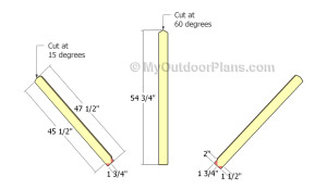 Build the back wall supports