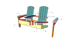 Building-a-double-adirondak-bench-with-table
