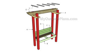 Building an arbor bench