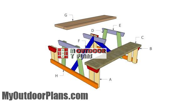 Building-an-outdoor-table-with-benches