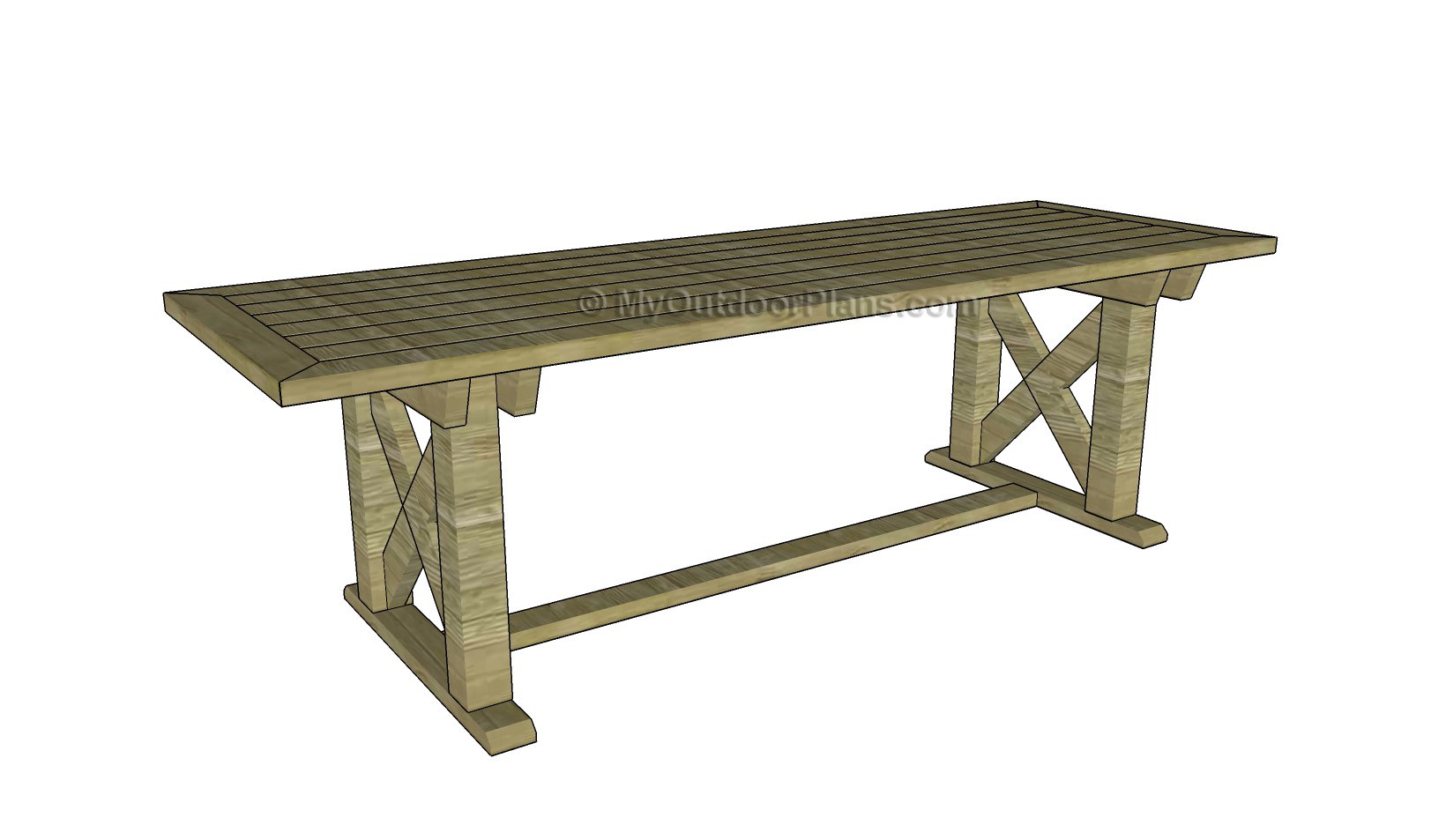 Free Outdoor Table Plans